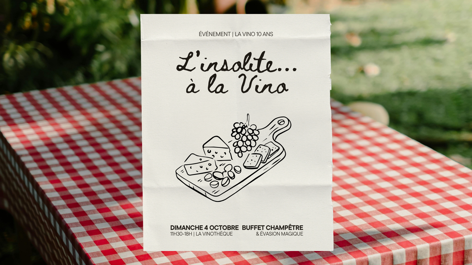 L'insolite... à la Vinothèque | Les 10 ans